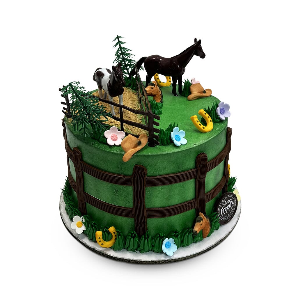Horse Stable Birthday Cake - Image 2